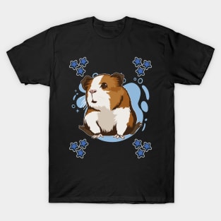 Blue Design Guinea Pig T-Shirt